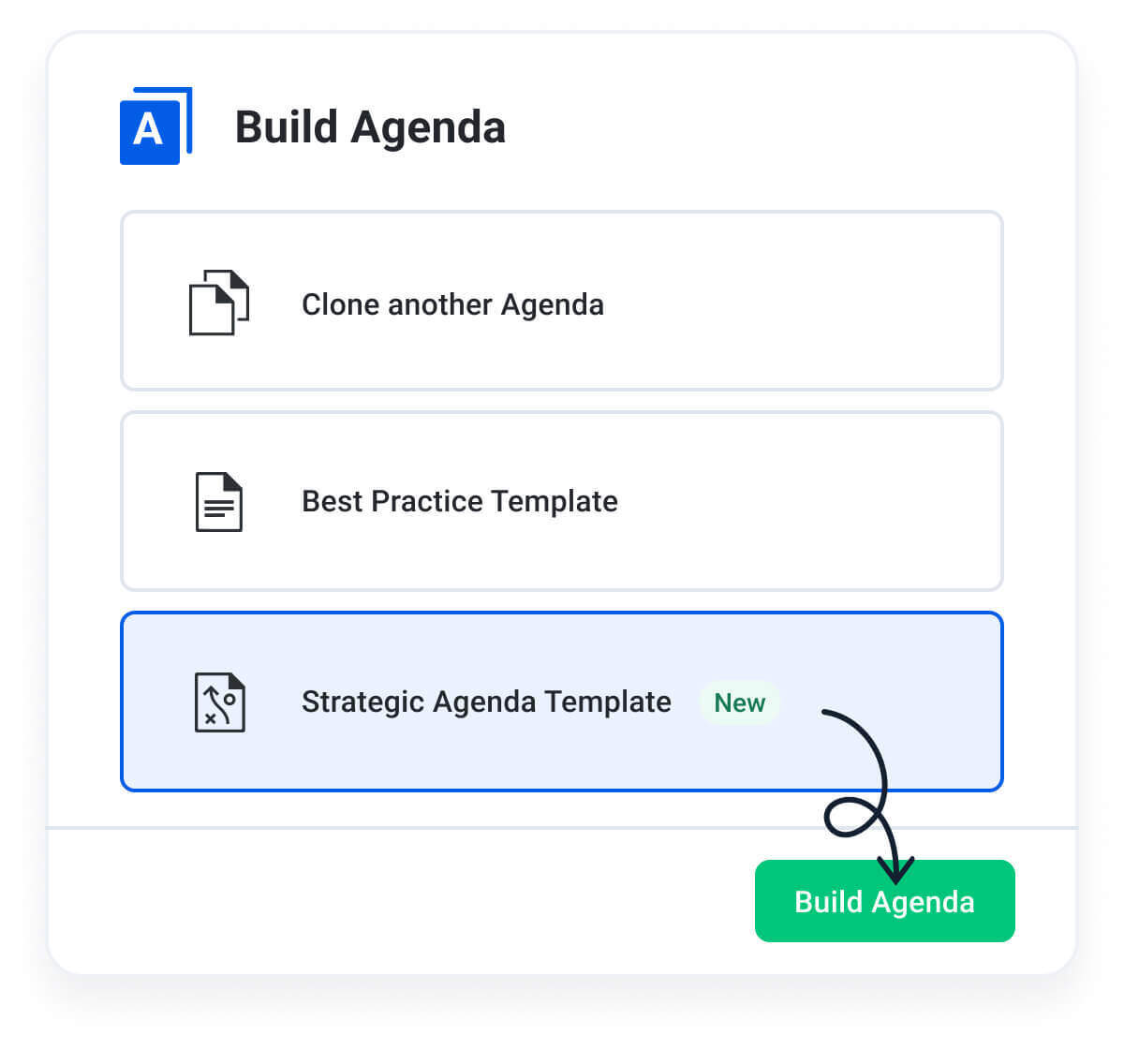 Strategic Agenda Template